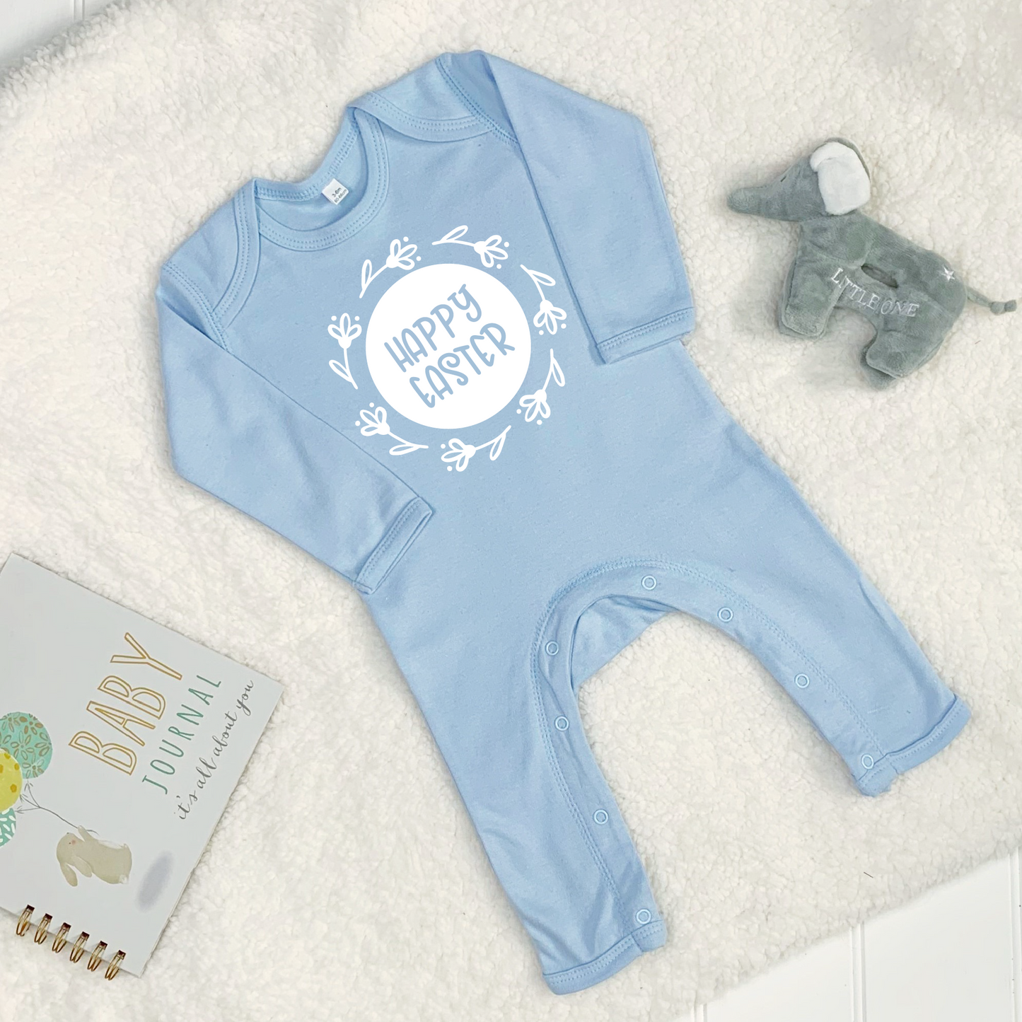 Happy Easter Flower Babygrow - Lovetree Design