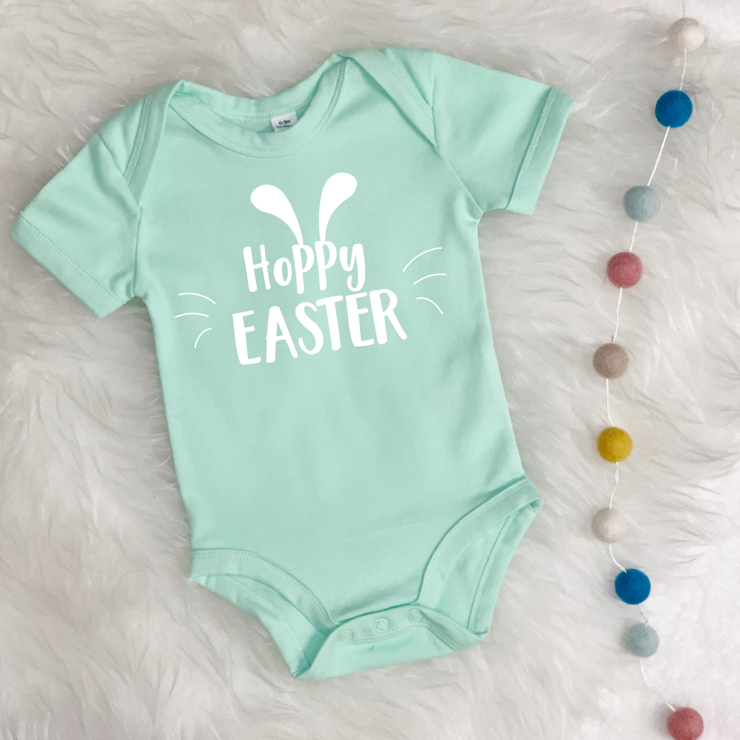 Hoppy Easter Bunny Babygrow - Lovetree Design
