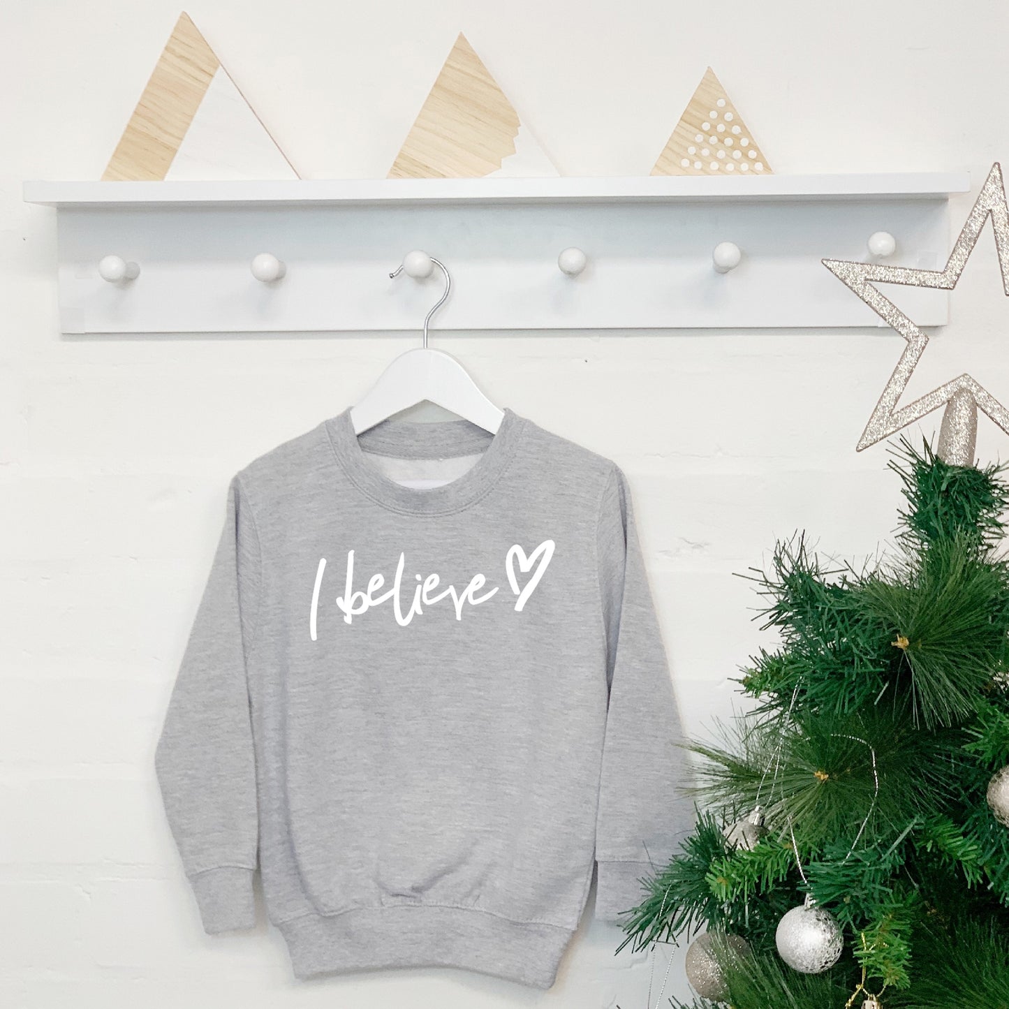 I Believe Kids Christmas Sweatshirt - Lovetree Design