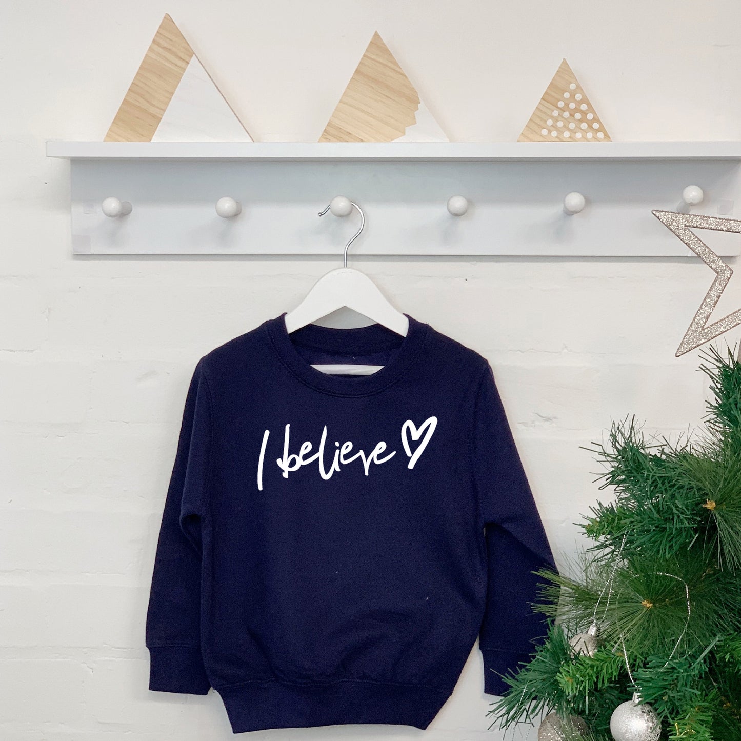 I Believe Kids Christmas Sweatshirt - Lovetree Design