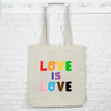 Love is love tote bag