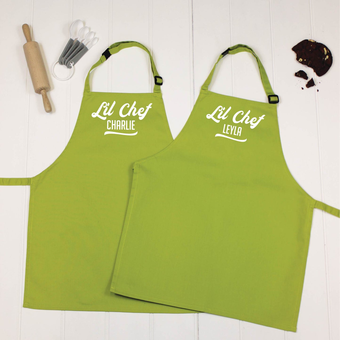 Personalised Kids Apron Set Retro Style - Lovetree Design