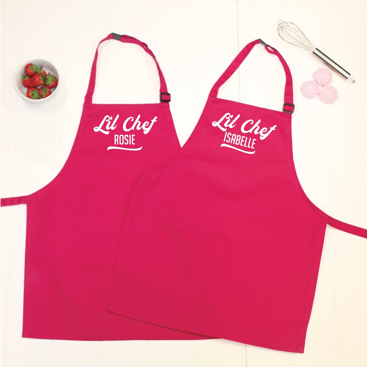 Personalised Kids Apron Set Retro Style - Lovetree Design