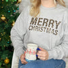 Merry Christmas Animal Print Christmas Sweatshirt - Lovetree Design