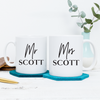 Mr And Mrs Personalised Mugs - Lovetree Design