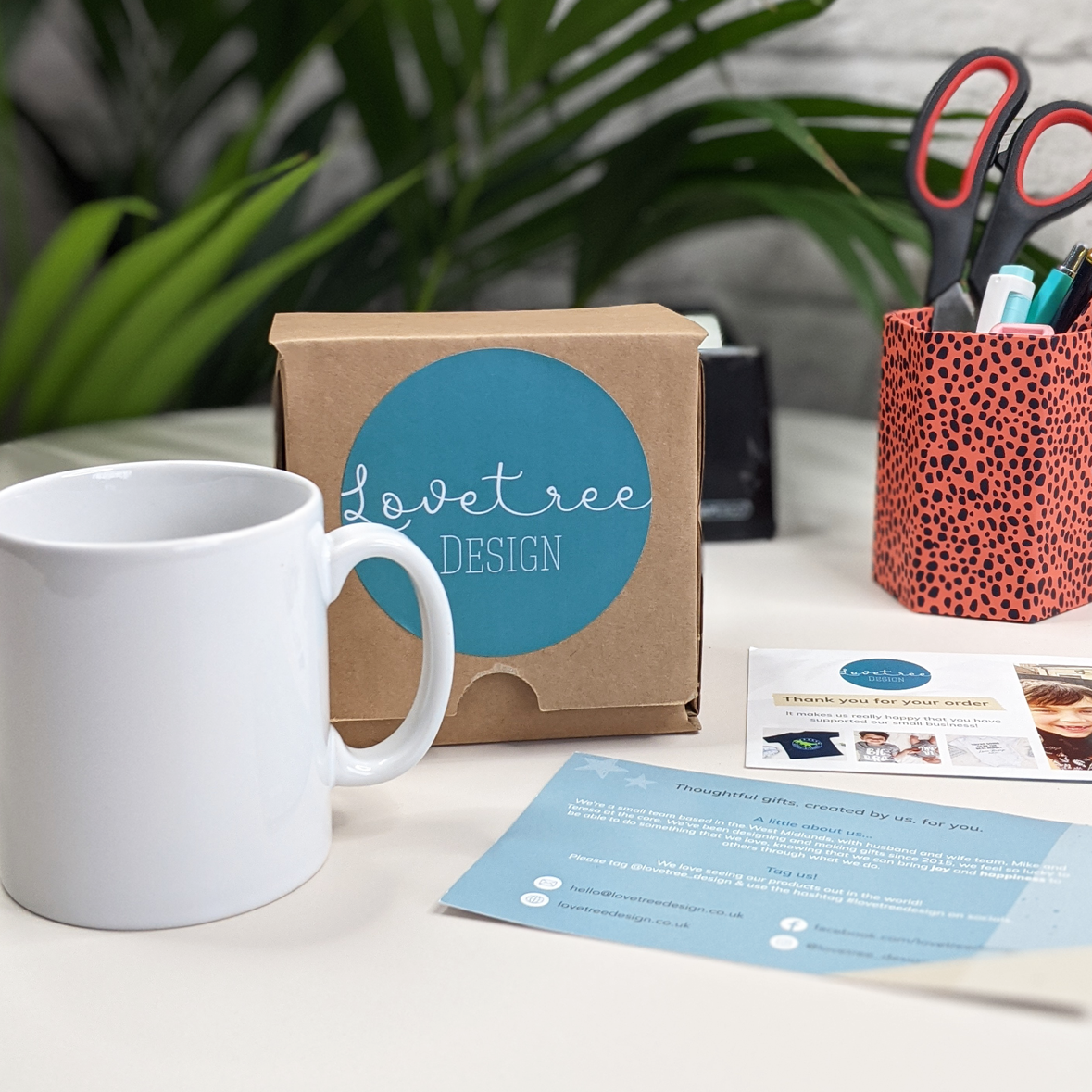 Lovetree mug gift packaging
