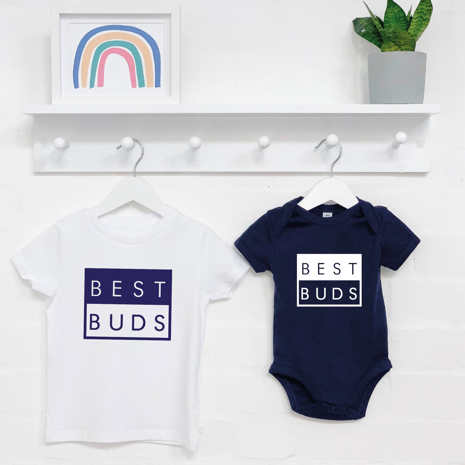 Best Buds Siblings Childrens T Shirt Set - Lovetree Design