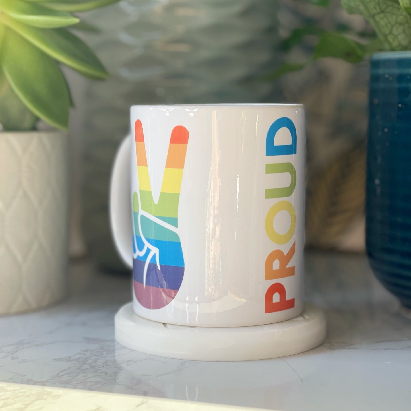 Lgbtq+ Pride Rainbow Mug - Lovetree Design