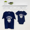 Striker Dribbler Football T Shirt And Babygrow Set - Lovetree Design