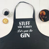 Stuff The Turkey Let's Open The Gin Christmas Apron - Lovetree Design