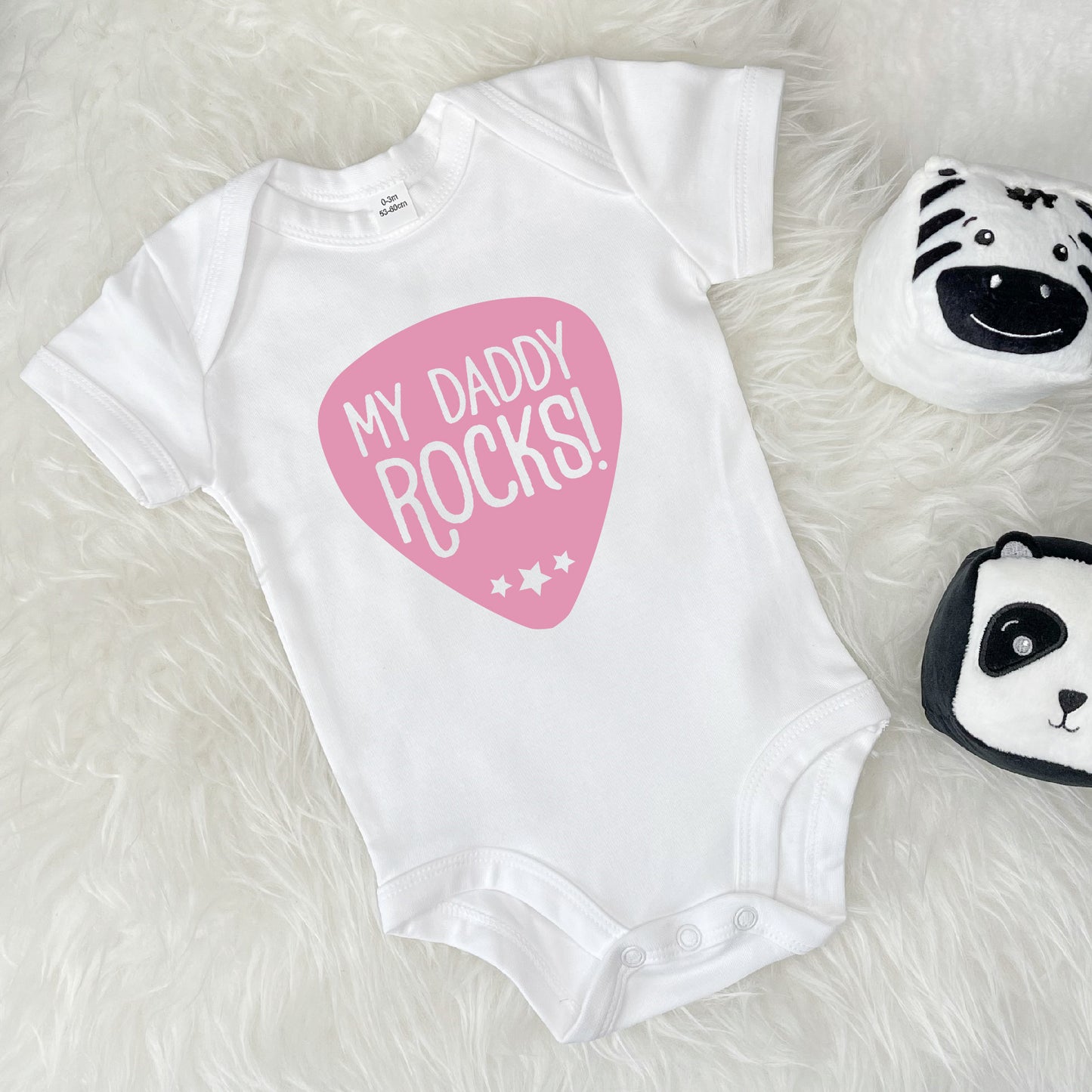 My Daddy Rocks Babygrow - Lovetree Design