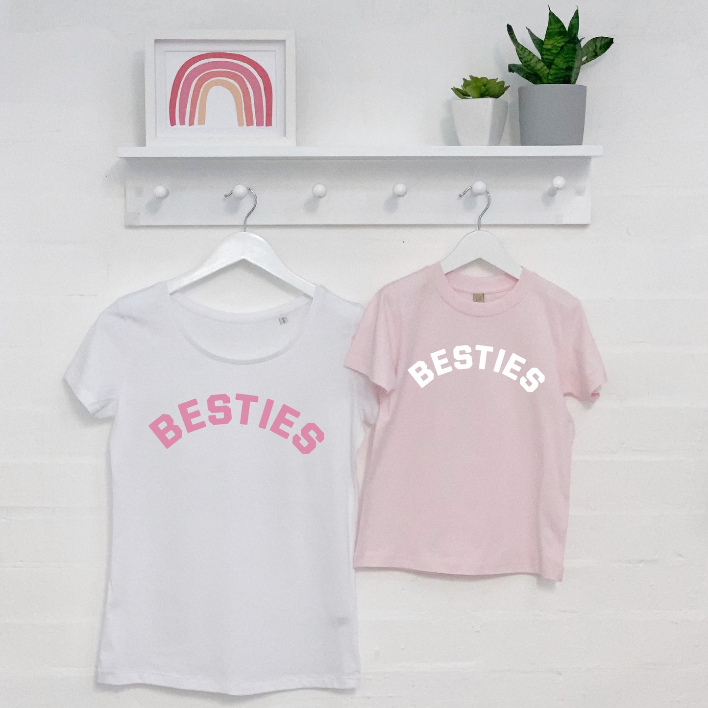 Besties Mother And Child Matching T Shirt Set - Lovetree Design