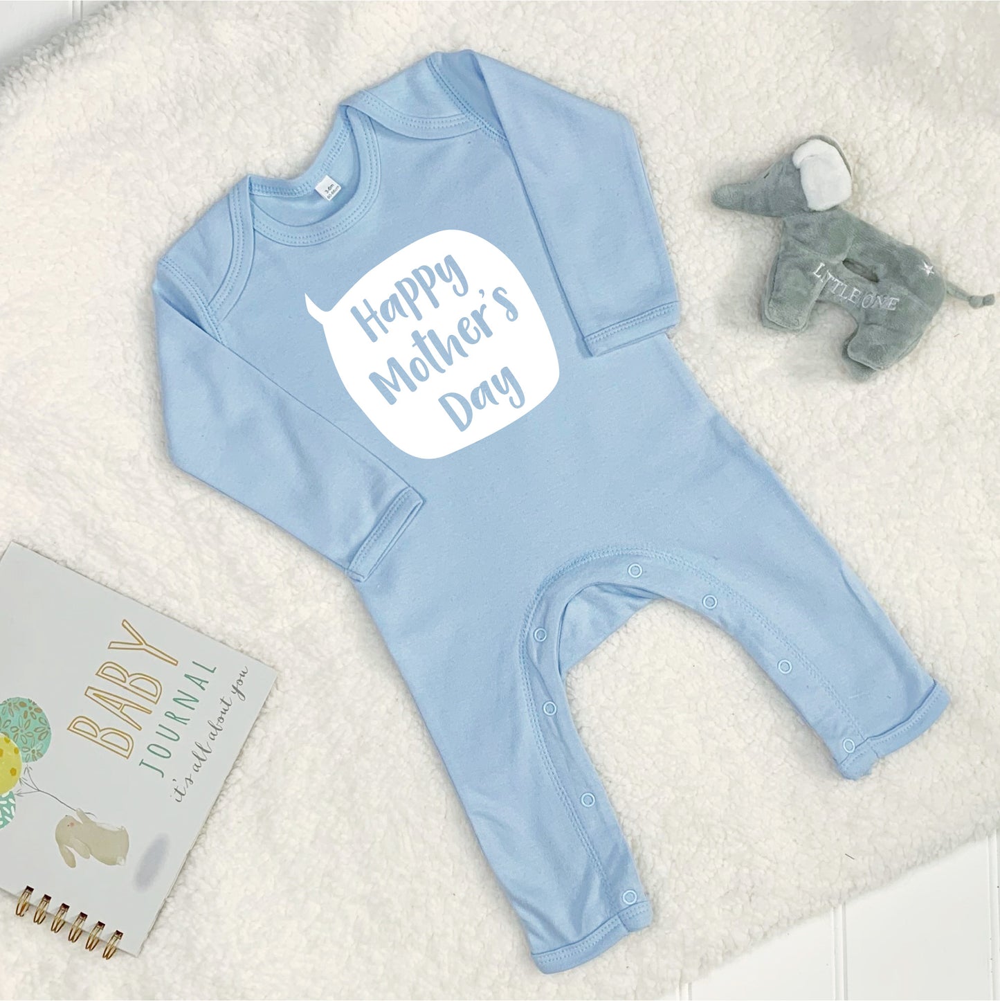 Happy Mothers Day Speech Bubble Baby Grow - Lovetree Design