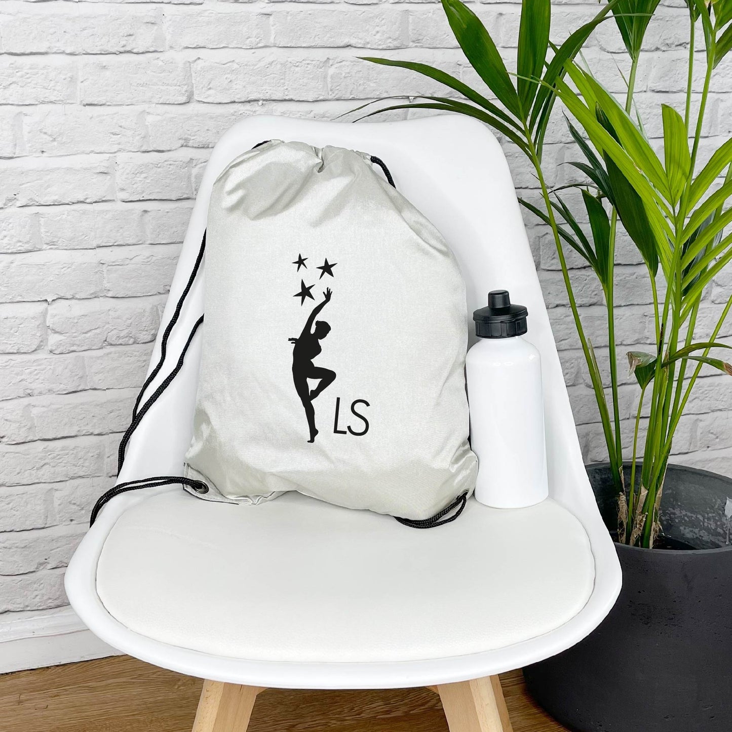 Dancer Personalised Monogram Drawstring Dance Bag