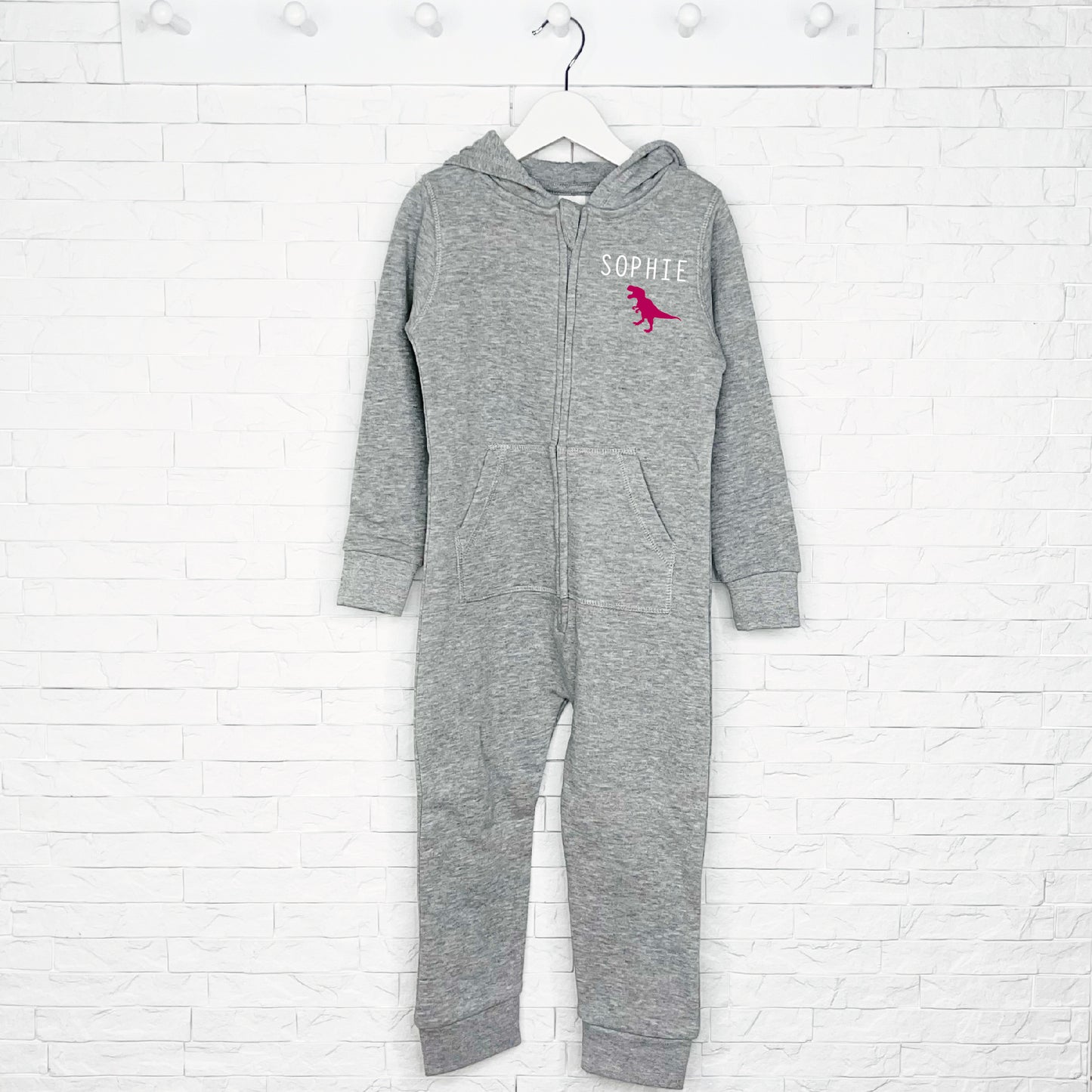 Kids Personalised Dinosaur Onesie