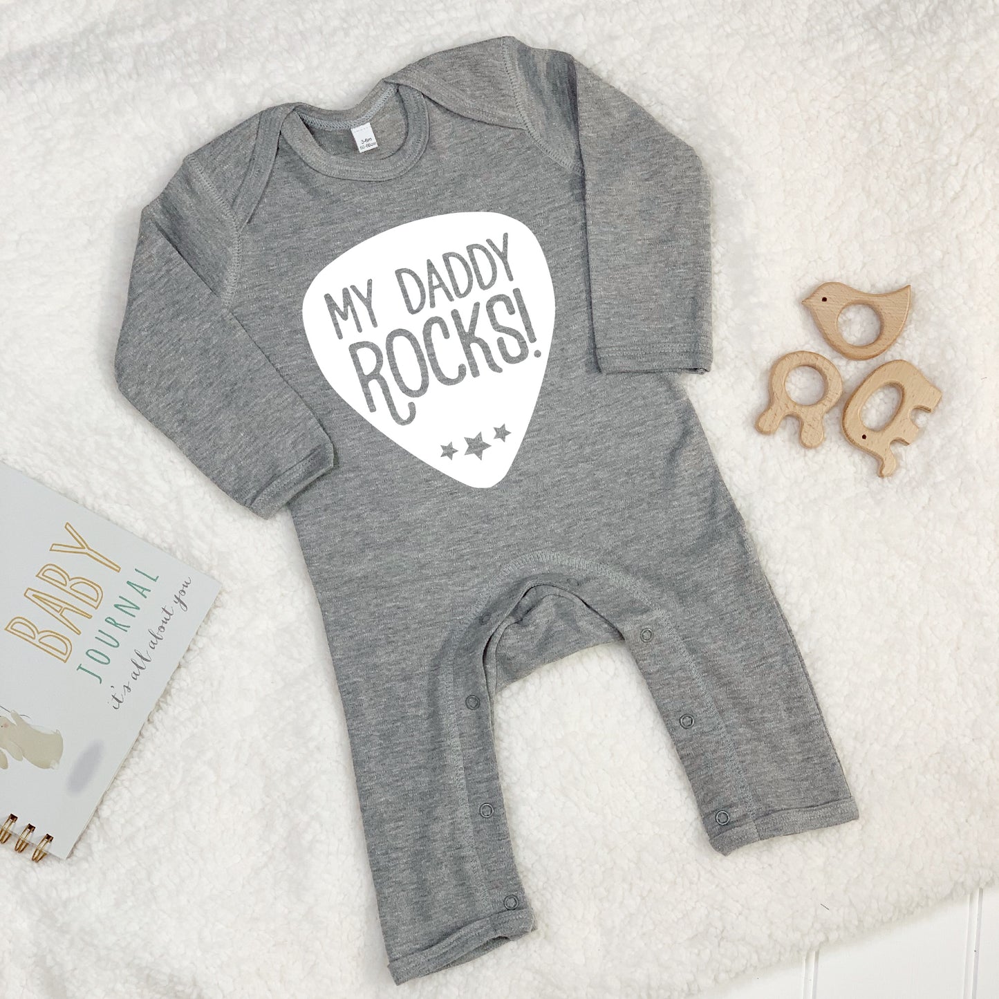 My Daddy Rocks Babygrow - Lovetree Design