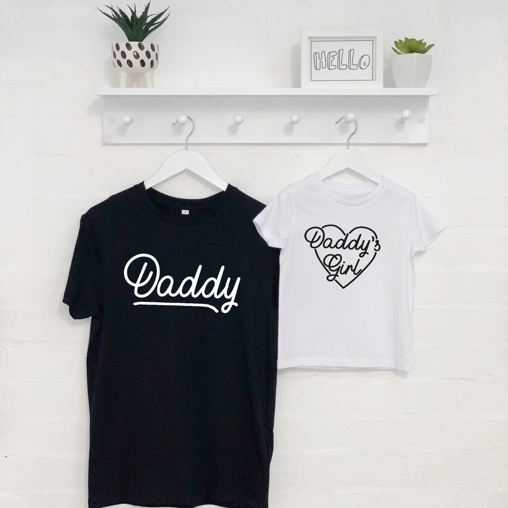 Daddy And Daddy's Girl Matching T Shirts - Lovetree Design