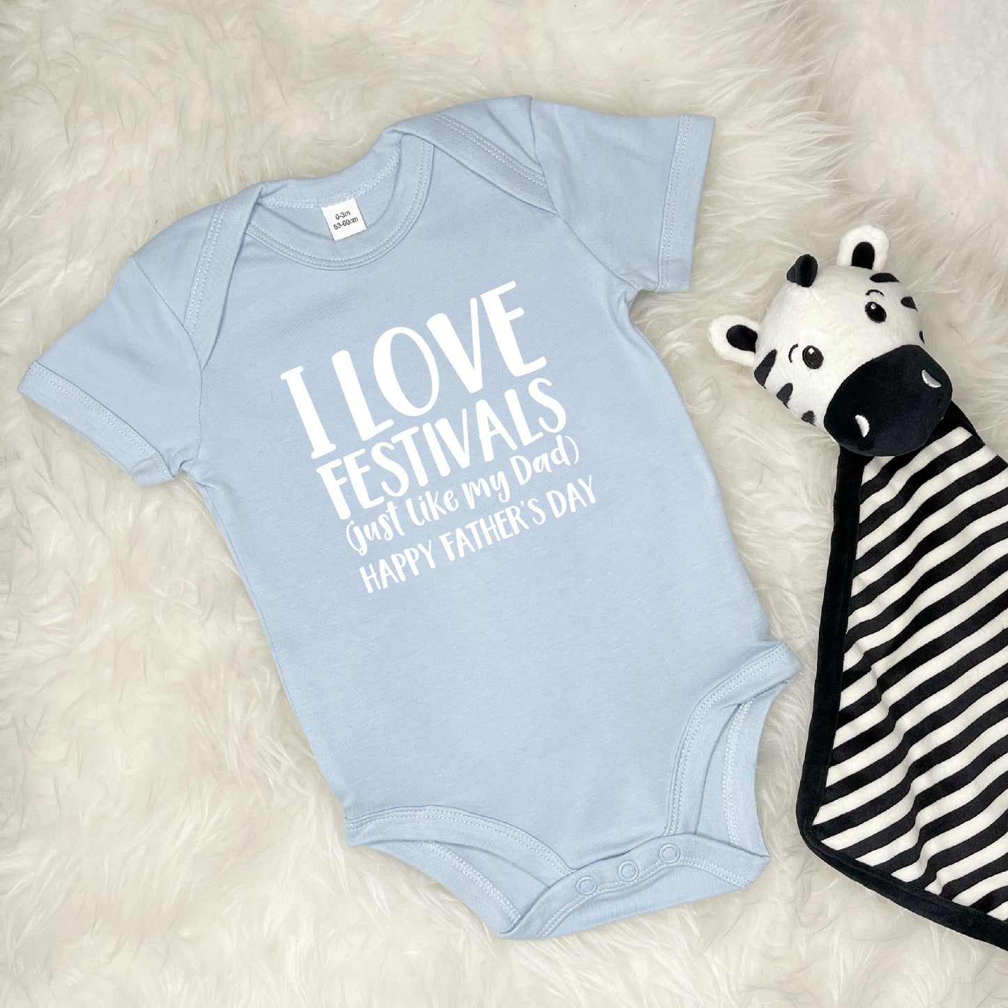 Father And Child Love … Personalised Babygrow - Lovetree Design