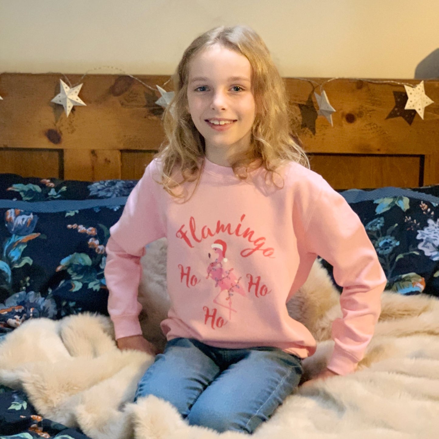Flamingo Kids Christmas Jumper - Lovetree Design