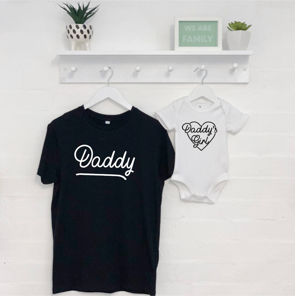 Daddy And Daddy's Girl Matching T Shirts - Lovetree Design