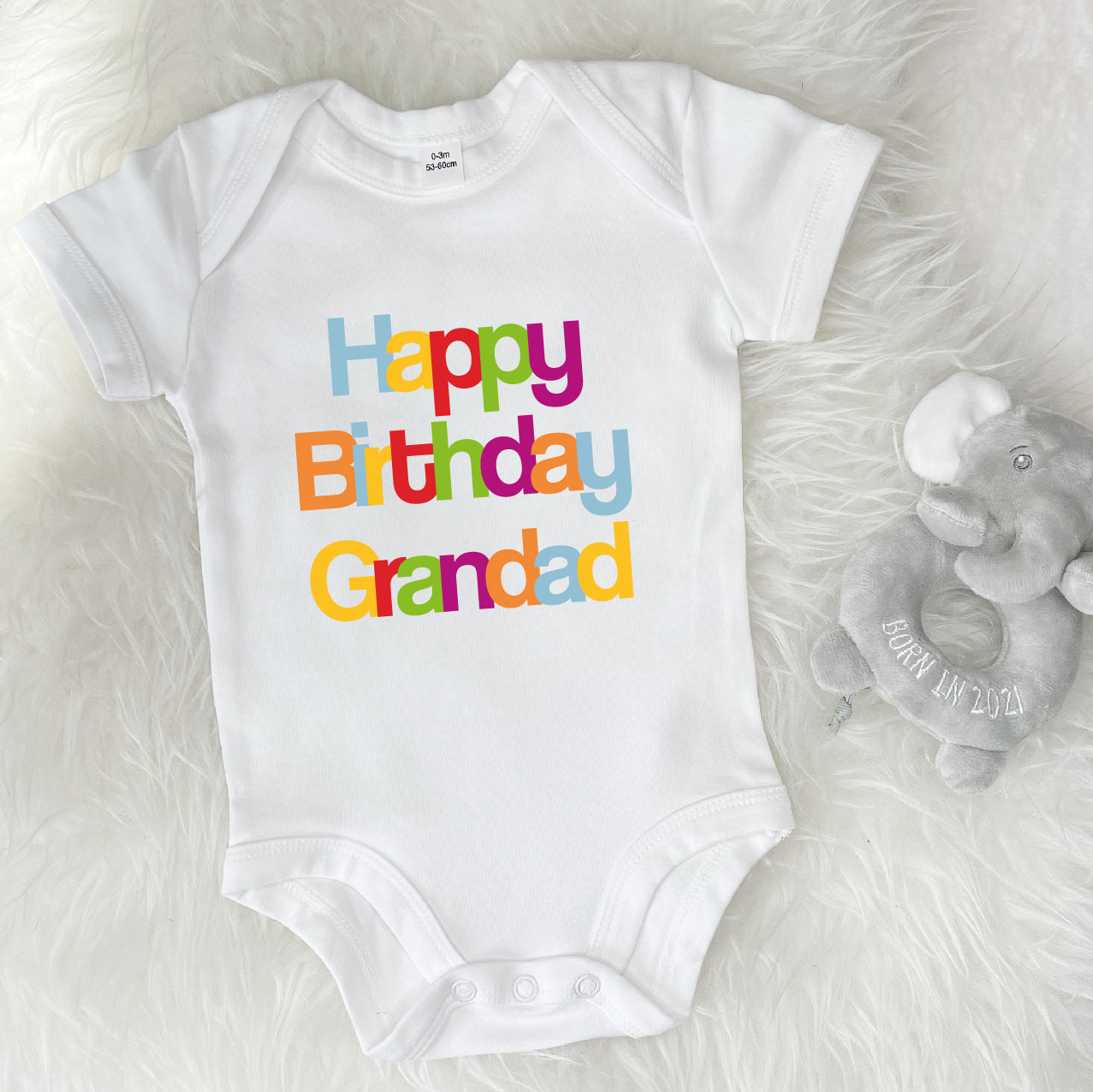 Happy Birthday Babygrow - Lovetree Design