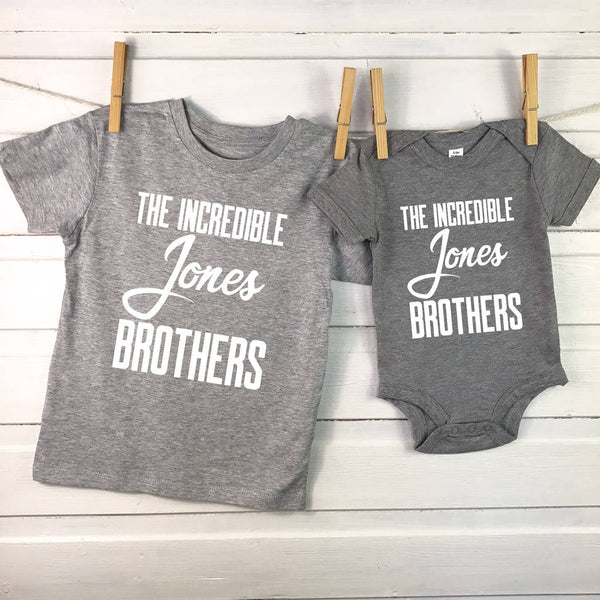 Matching shirts for brothers sale