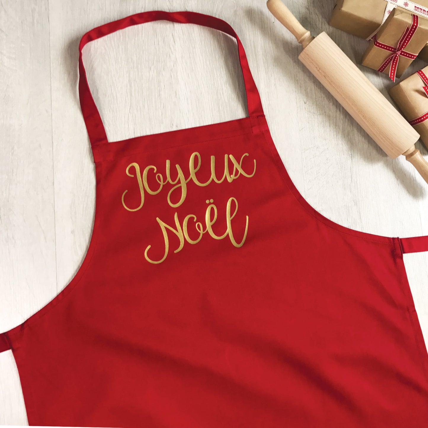 Joyeux Noel Christmas Apron - Lovetree Design