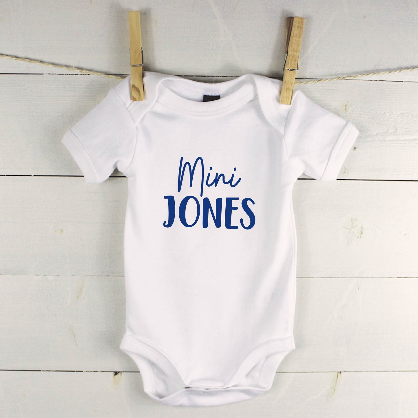 'Mini' Personalised Babygrow Gift For New Baby - Lovetree Design