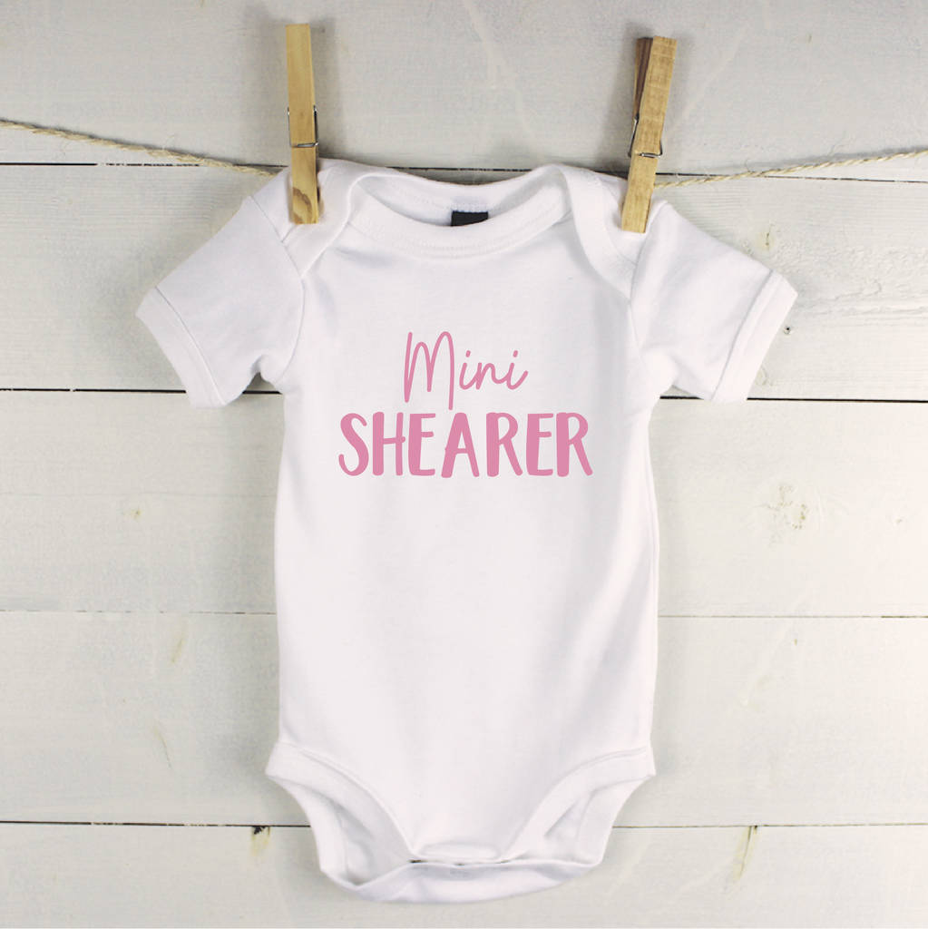 'Mini' Personalised Babygrow Gift For New Baby - Lovetree Design