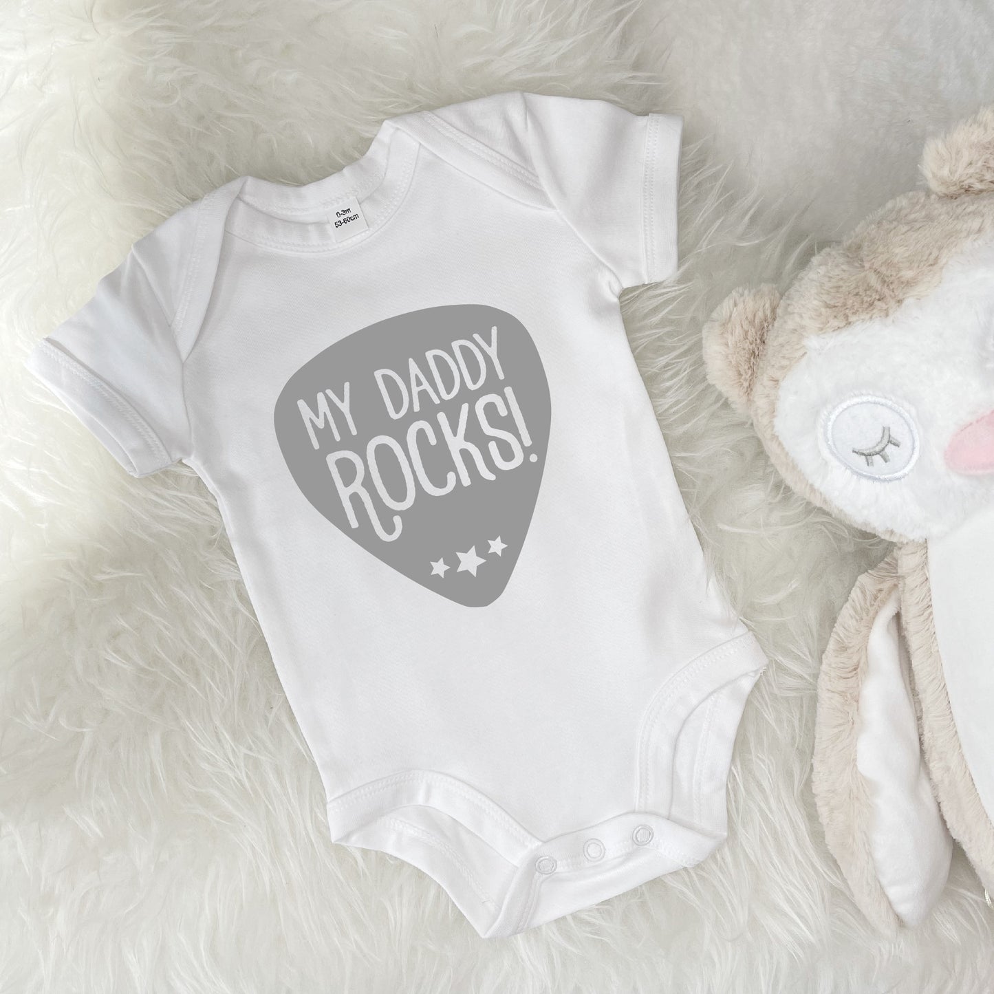 My Daddy Rocks Babygrow - Lovetree Design
