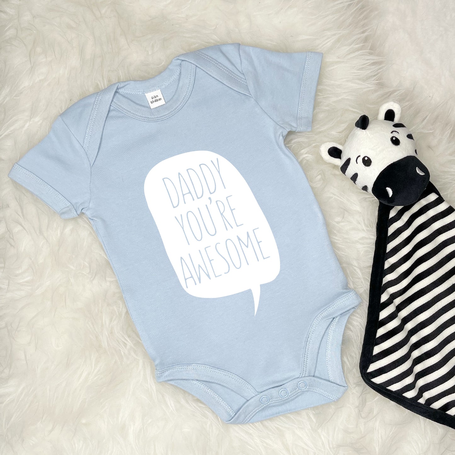 'Daddy You're Awesome' Babygrow - Lovetree Design
