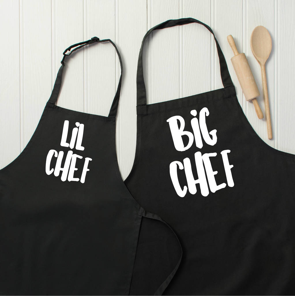 Big Chef / Lil Chef Matching Apron Set - Lovetree Design