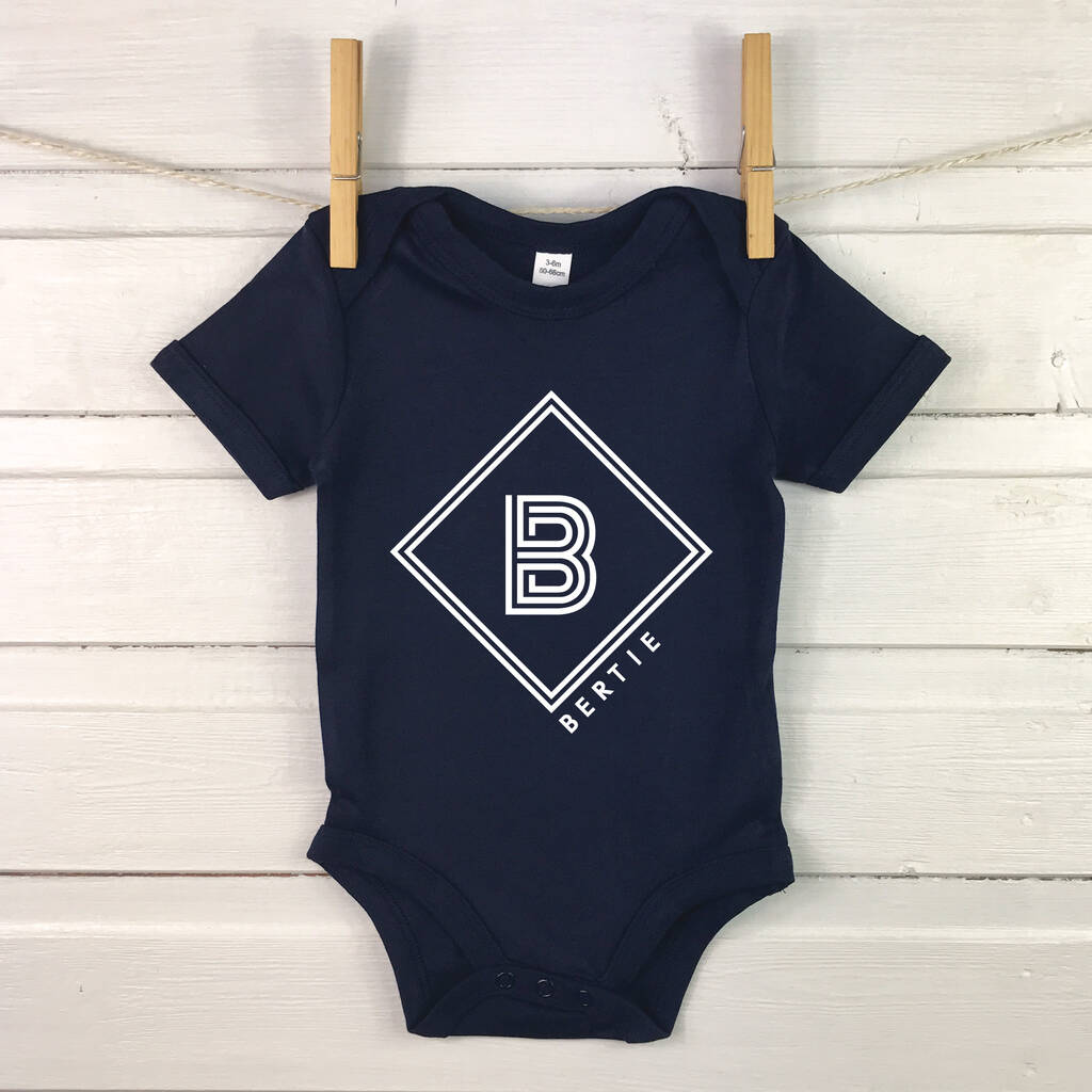 Diamond Personalised Babygrow - Lovetree Design