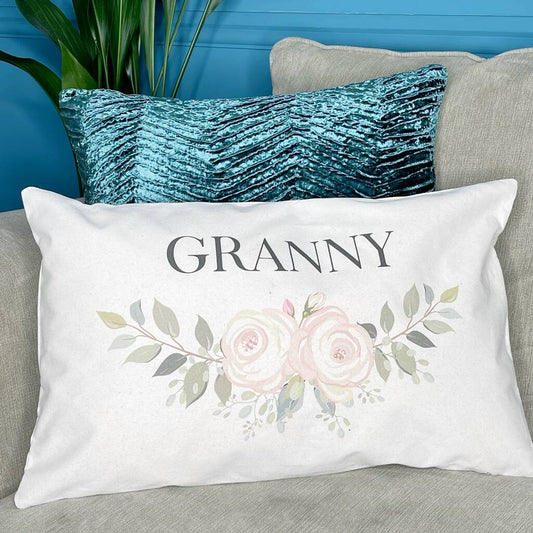 Granny's Floral Personalised Cushion - Lovetree Design