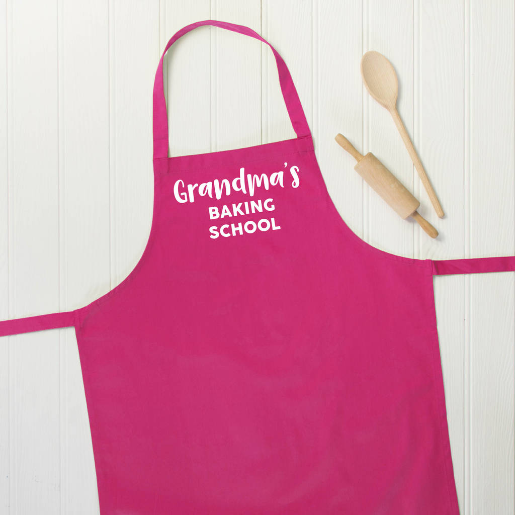 Granny's Baking School Personalised Apron - Lovetree Design