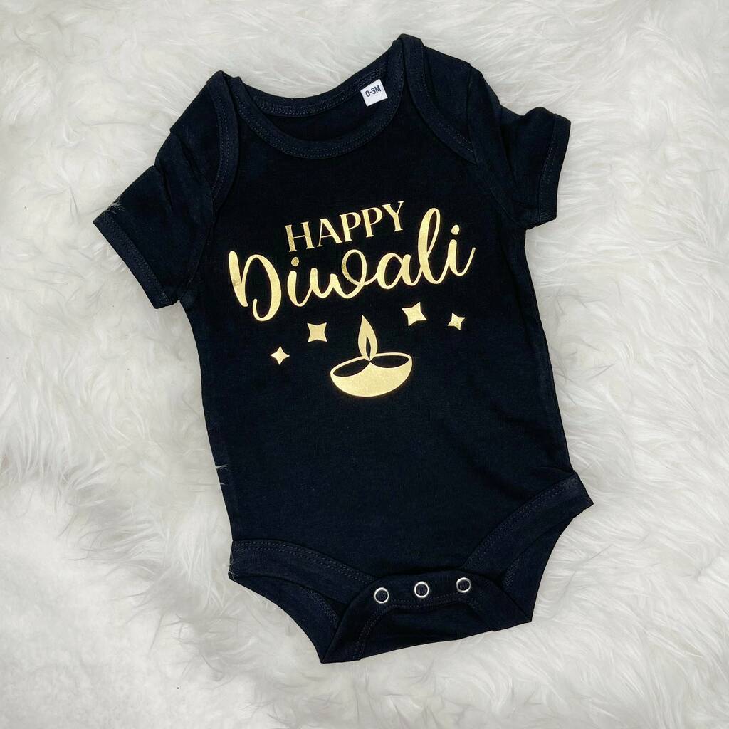 Happy Diwali Babygrow - Lovetree Design