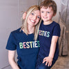 Mother And Child Multicoloured Besties T Shirts - Lovetree Design