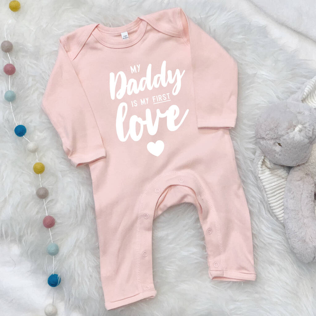 My Daddy Is My First Love Babygrow - Lovetree Design