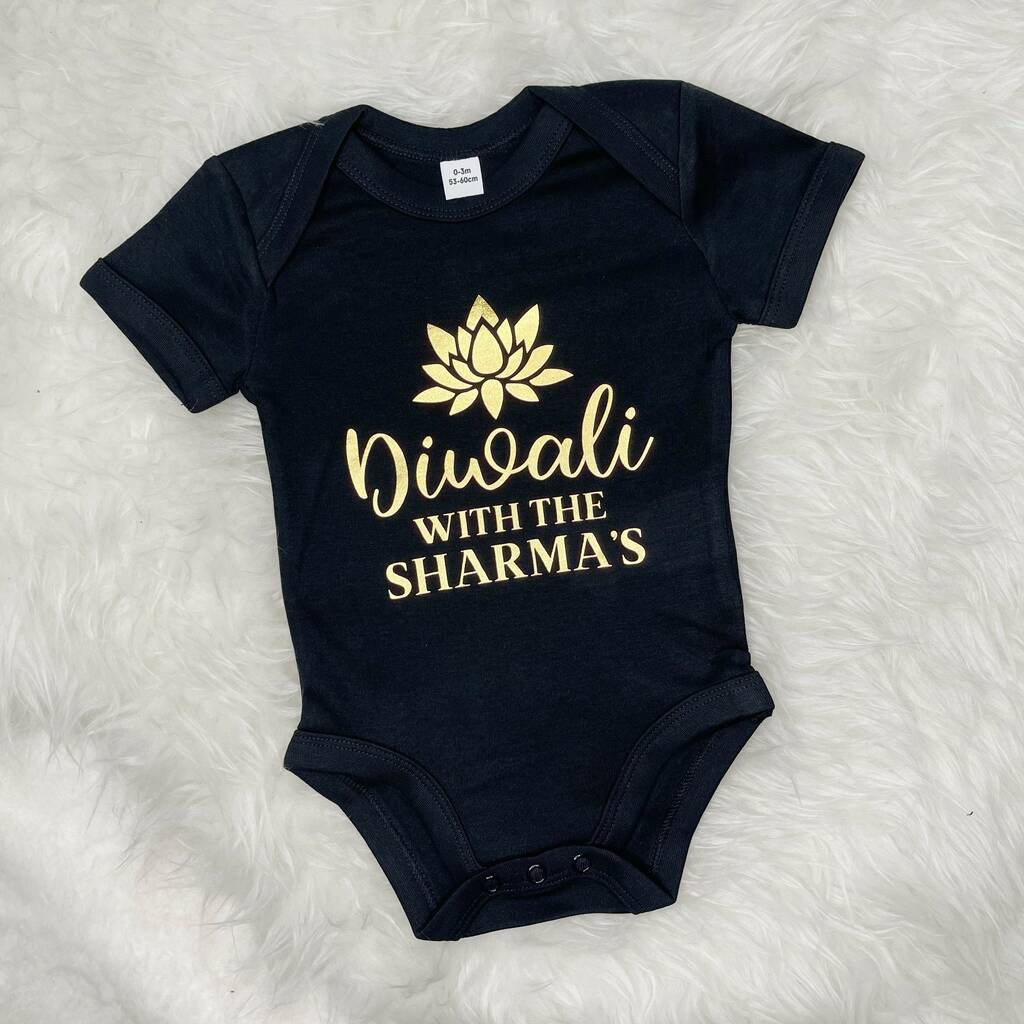 Personalised Diwali Matching Family T Shirt Set - Lovetree Design