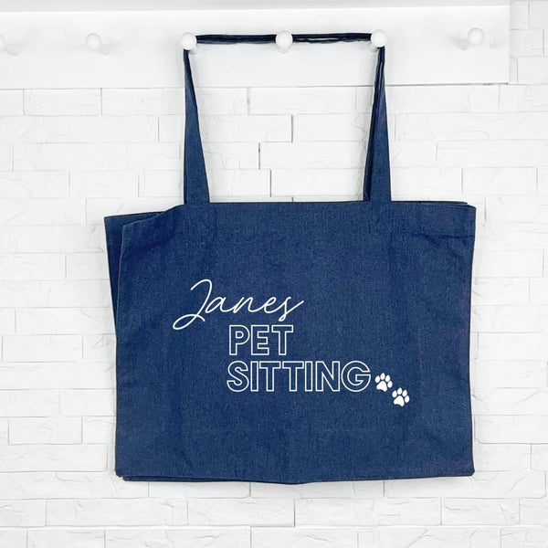 Personalised dog tote bag discount