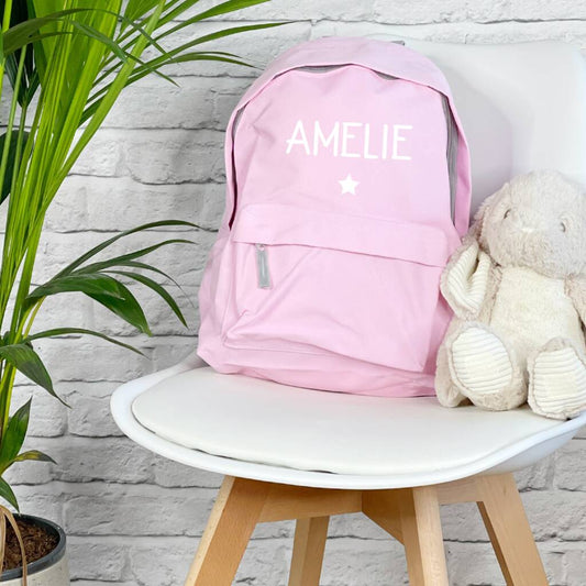 Personalised Star Or Heart Kids Rucksack - Lovetree Design