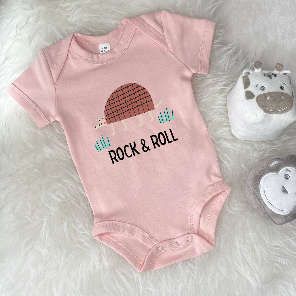 Rock And Roll Armadillo Babygrow - Lovetree Design