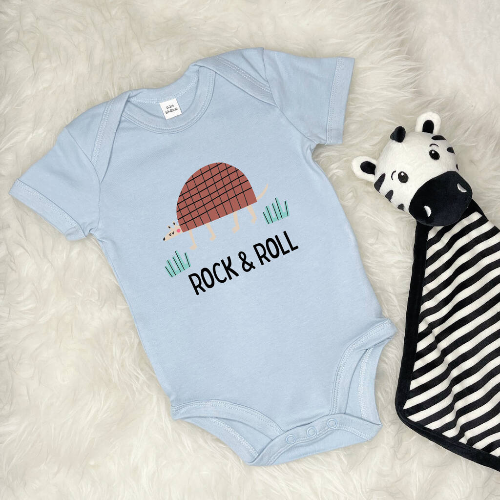 Rock And Roll Armadillo Babygrow - Lovetree Design