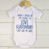When I Grow Up I'm Going To Love… Like My Dad Babygrow - Lovetree Design