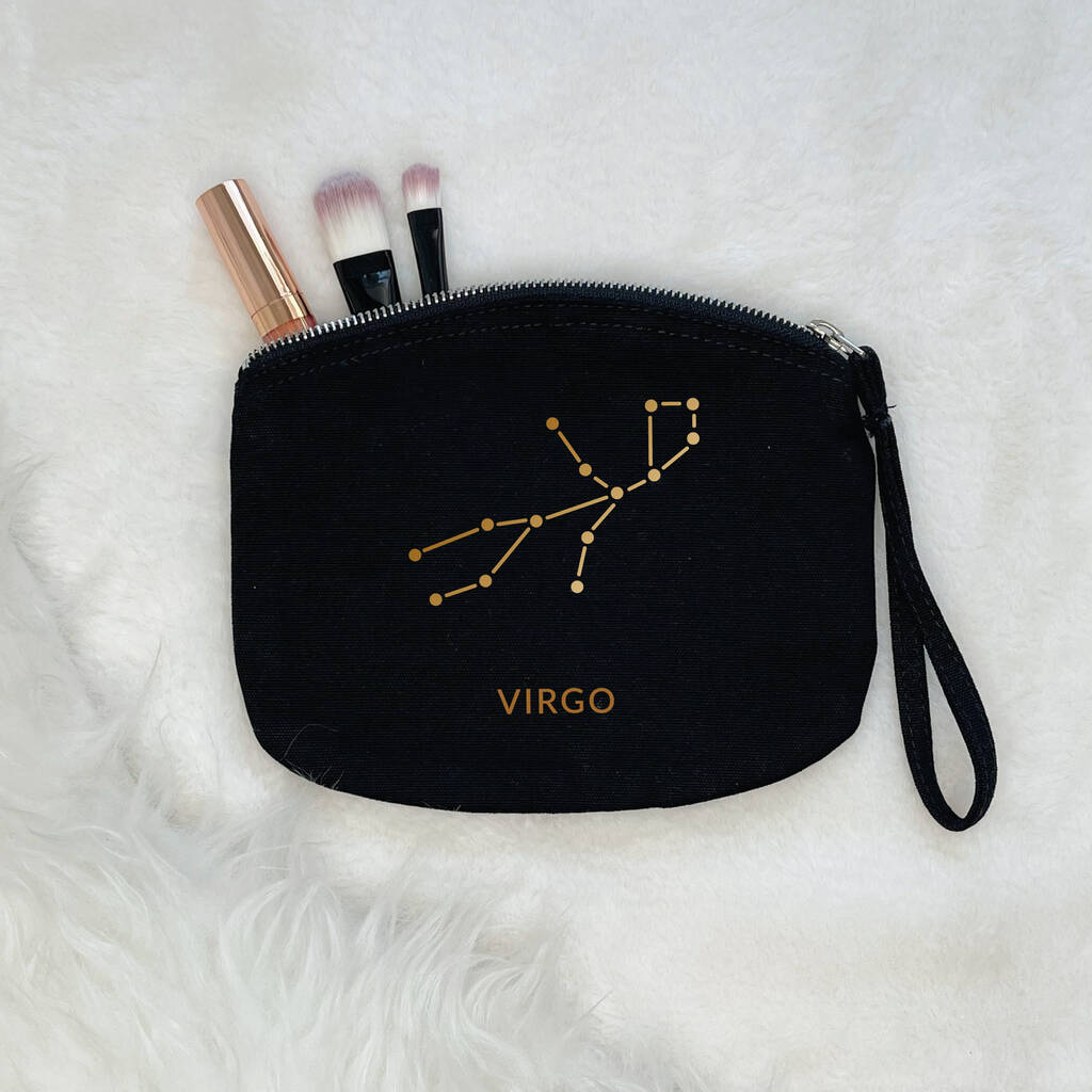 Zodiac Constellations Star Sign Make Up Bag - Lovetree Design