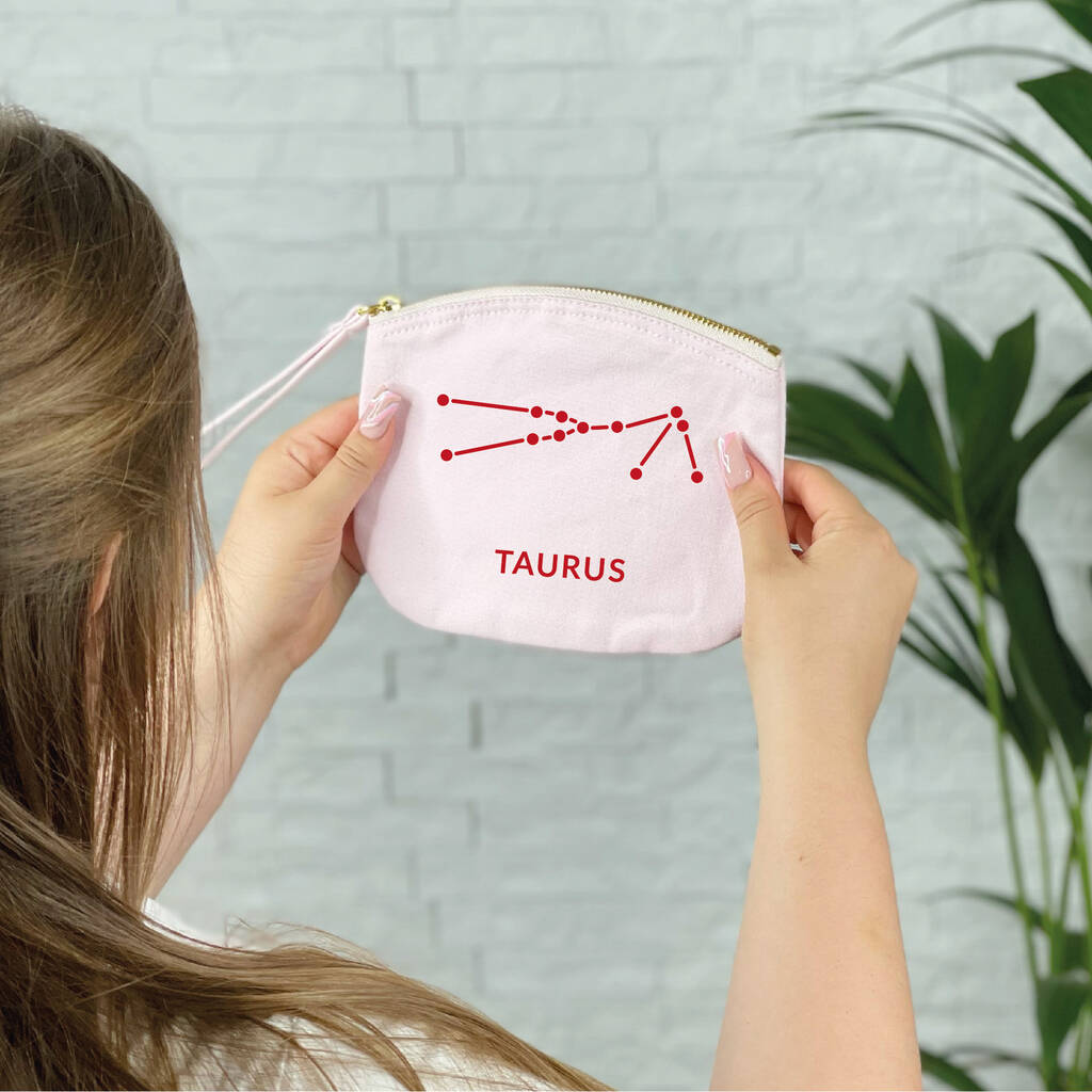 Zodiac Constellations Star Sign Make Up Bag - Lovetree Design
