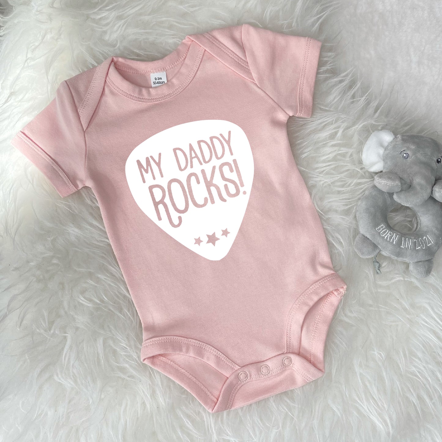 My Daddy Rocks Babygrow - Lovetree Design