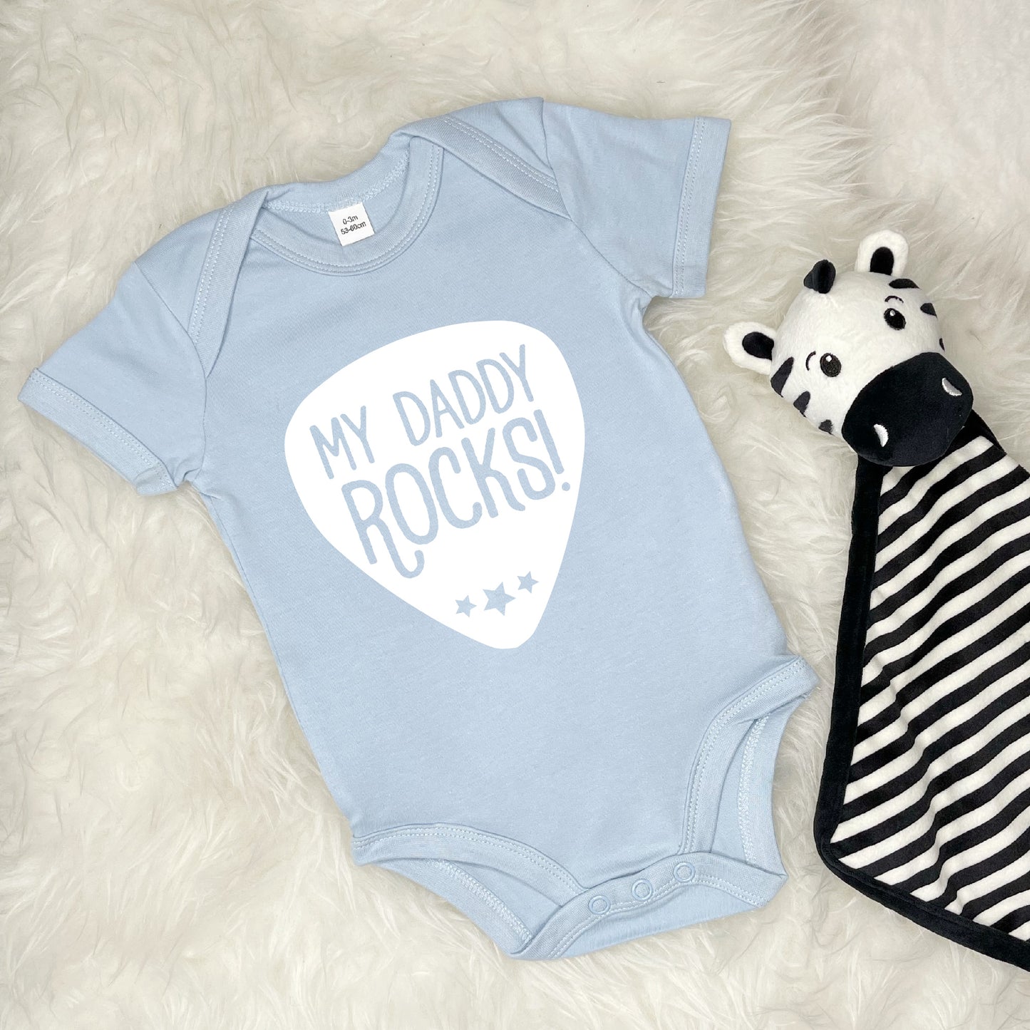 My Daddy Rocks Babygrow - Lovetree Design