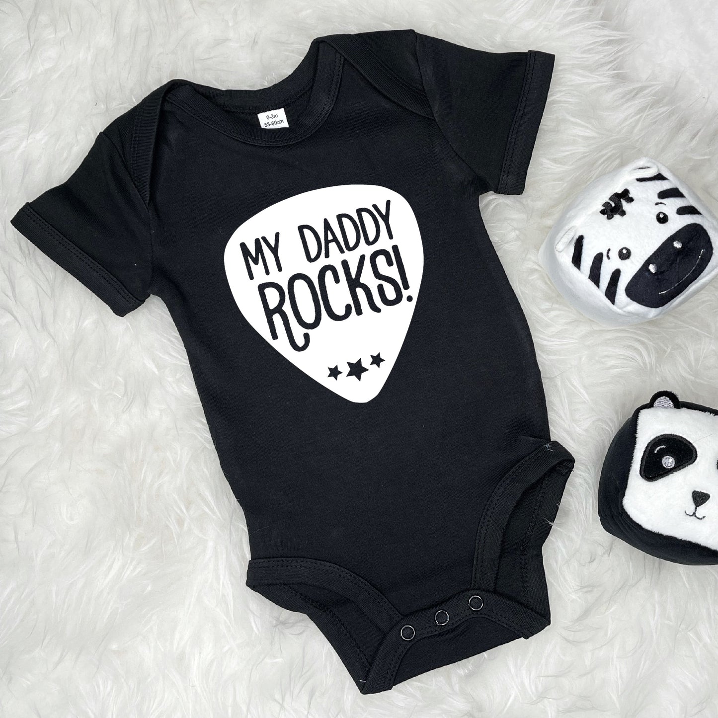 My Daddy Rocks Babygrow - Lovetree Design