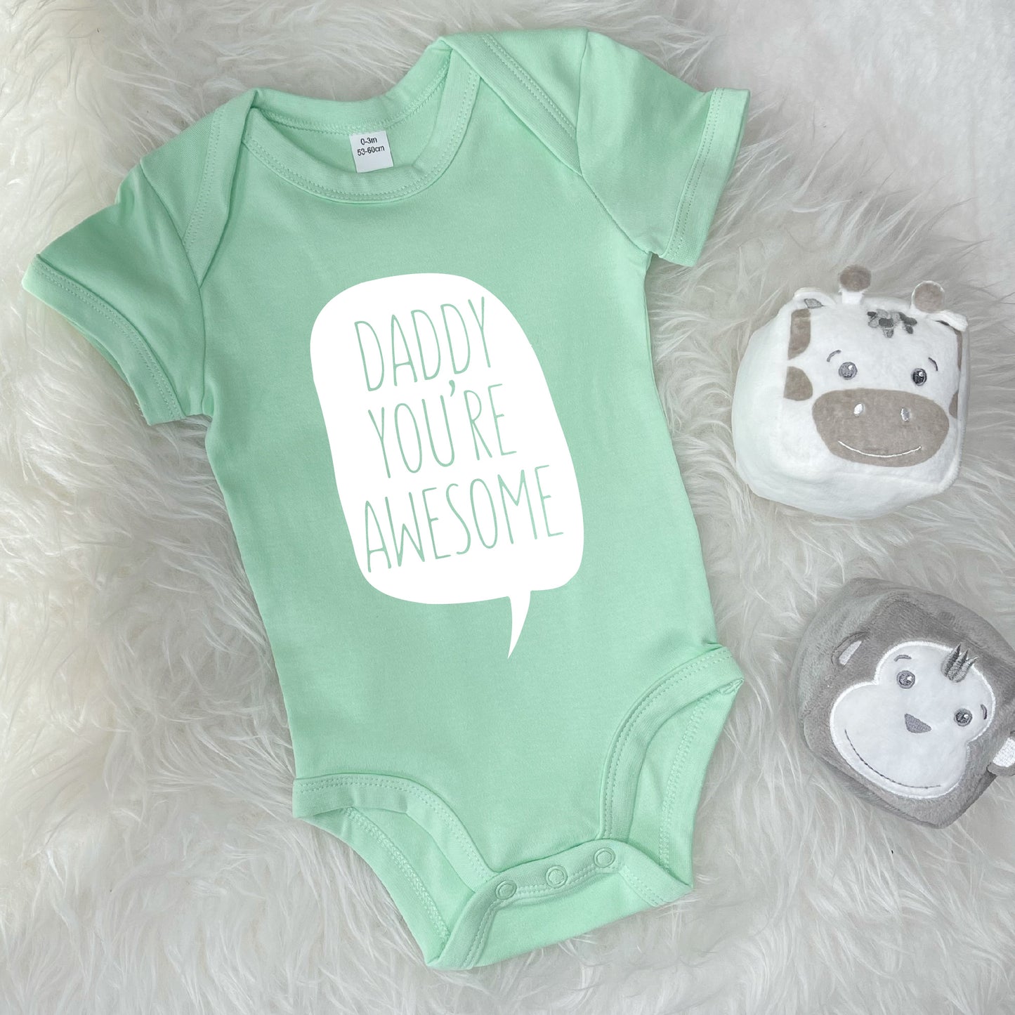 'Daddy You're Awesome' Babygrow - Lovetree Design